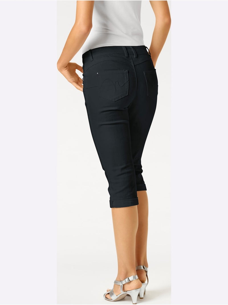 Pantalon Effet Ventre Plat - Taille Standard - Helline Noir - Kiabi