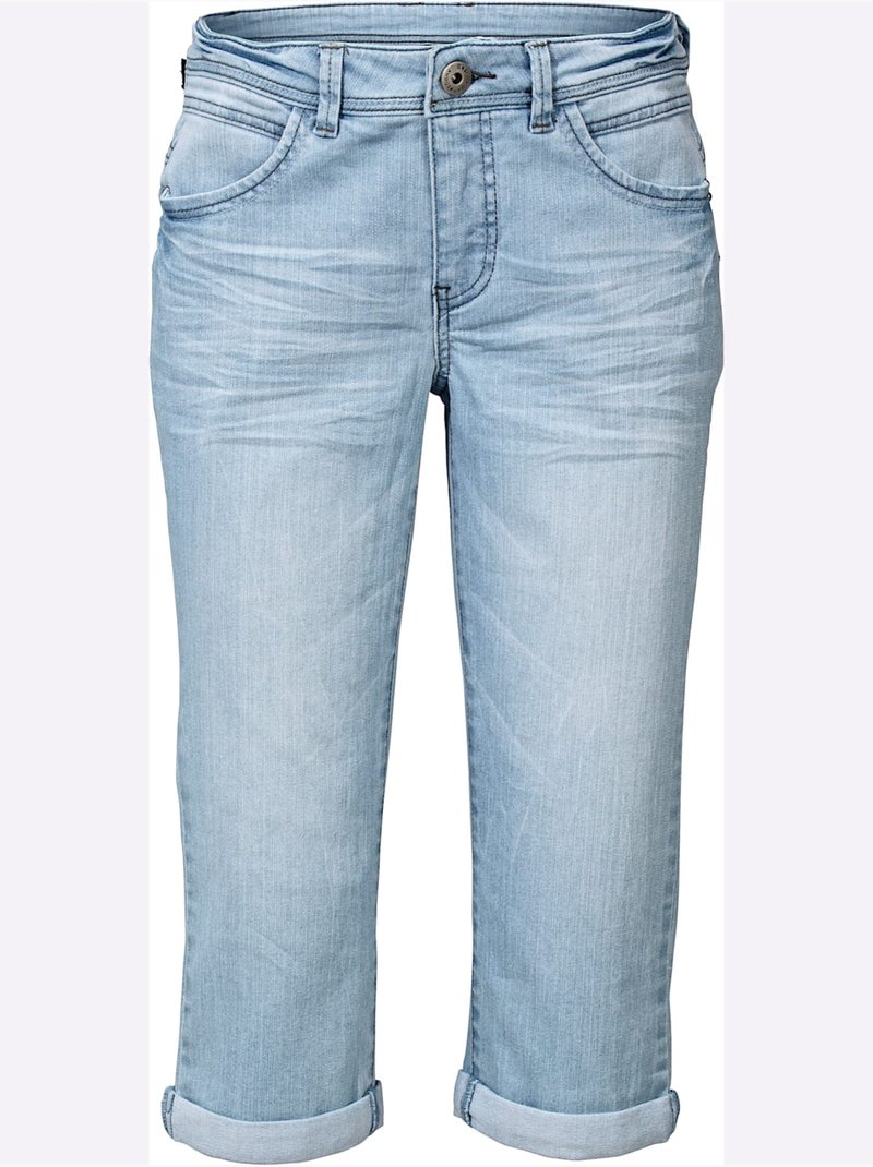Pantalon Effet Ventre Plat Coupe Skinny - Taille Standard - Helline Bleu - Kiabi