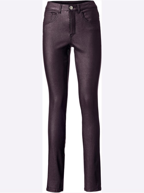 Pantalon Effet Ventre Plat Coupe Skinny Tendance - Taille Courte - Helline - Kiabi