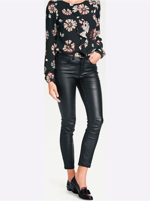 Pantalon Effet Ventre Plat Coupe Skinny Tendance - Taille Courte - helline - Kiabi