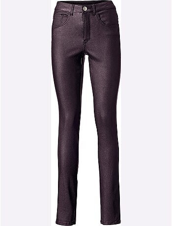Pantalon Effet Ventre Plat Coupe Skinny Tendance - Taille Standard - helline