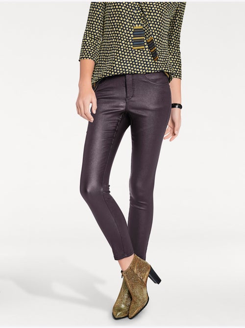 Pantalon Effet Ventre Plat Coupe Skinny Tendance - Taille Standard - Helline - Kiabi