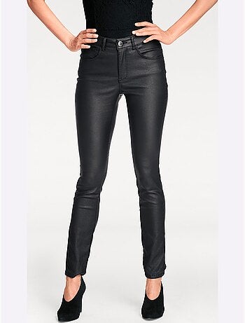 Pantalon Effet Ventre Plat Coupe Skinny Tendance - Taille Standard - Helline