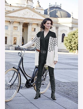 Pantalon Effet Ventre Plat Coupe Skinny Tendance - Taille Standard - Helline