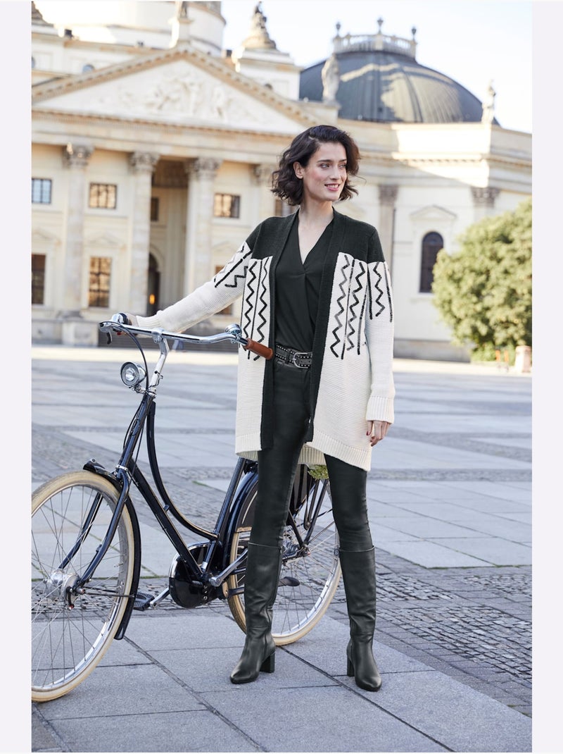 Pantalon Effet Ventre Plat Coupe Skinny Tendance - Taille Standard - helline Noir - Kiabi