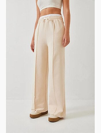 Pantalon élastique à taille nouée lucci