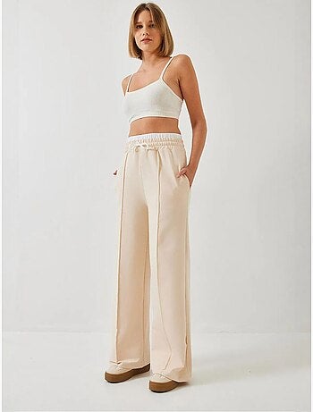 Pantalon élastique à taille nouée lucci