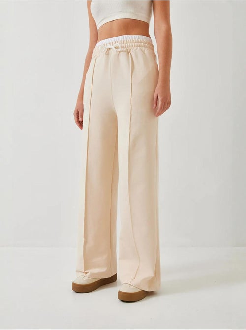 Pantalon élastique à taille nouée lucci - Kiabi Pantalon élastique à taille nouée lucci - Kiabi