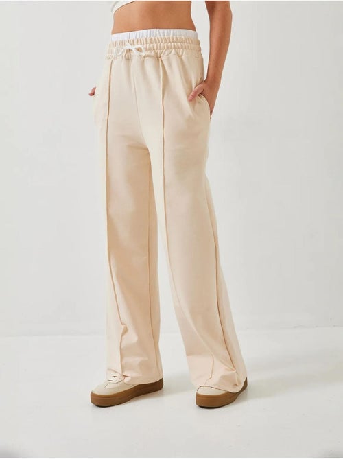 Pantalon élastique à taille nouée lucci - Kiabi Pantalon élastique à taille nouée lucci - Kiabi