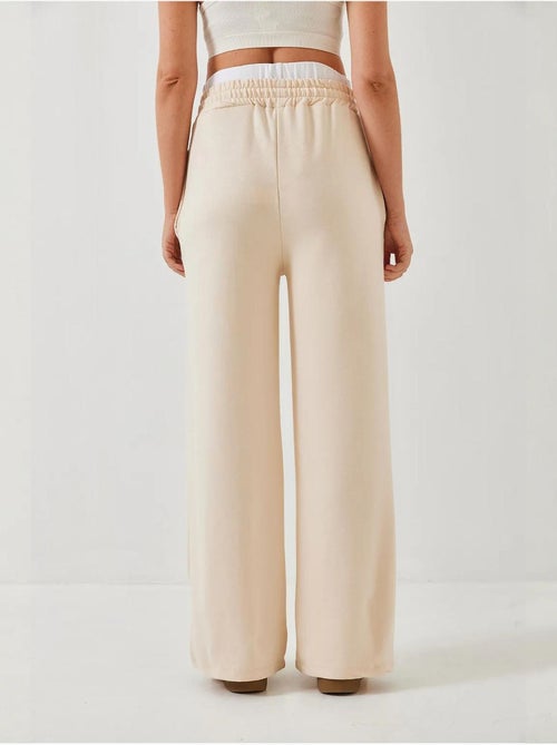 Pantalon élastique à taille nouée lucci - Kiabi Pantalon élastique à taille nouée lucci - Kiabi