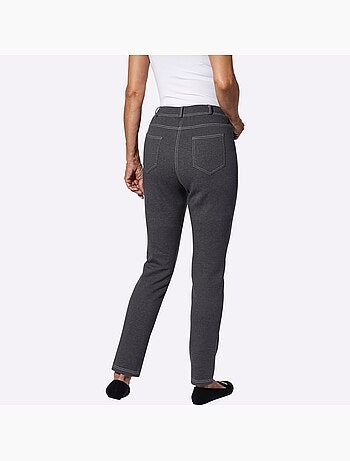Pantalon élastique avec passants et poches plaquées - Taille standard - Moda Vilona