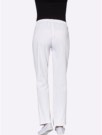 Pantalon à ceinture élastique avec deux poches et rayures - taille standard - witt
