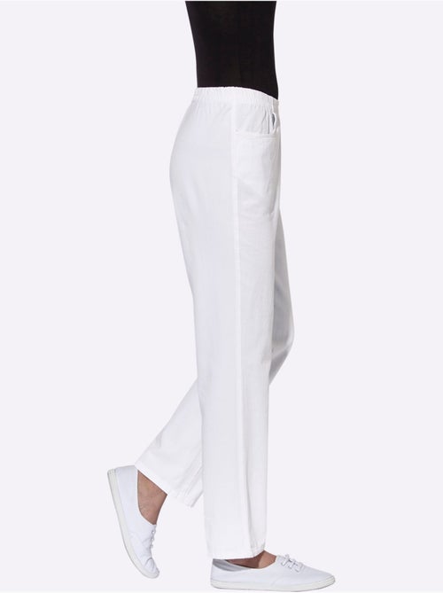 Pantalon élastique avec poches et pieds larges - Taille standard - Witt - Kiabi Pantalon élastique avec poches et pieds larges - Taille standard - Witt - Kiabi