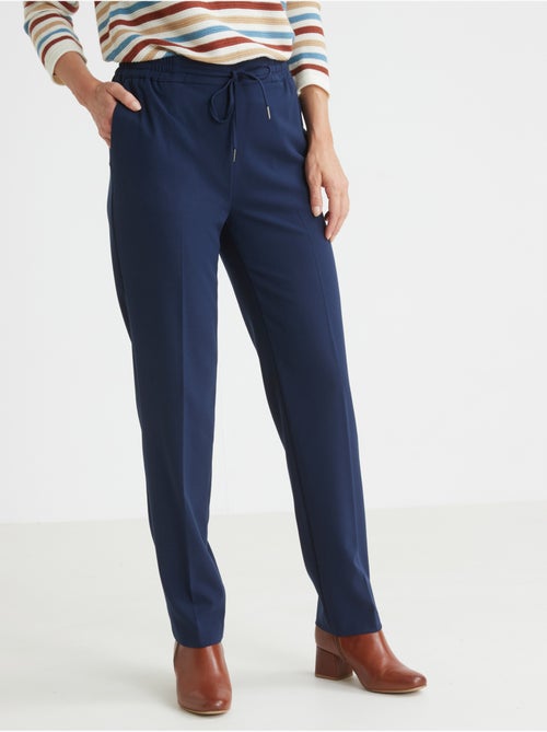 Pantalon élastiqué ceinture droite - DAXON - Kiabi