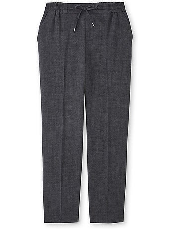 Pantalon élastiqué ceinture droite - DAXON