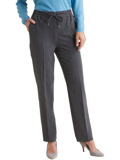 Pantalon élastiqué ceinture droite - DAXON - Kiabi Pantalon élastiqué ceinture droite - DAXON - Kiabi