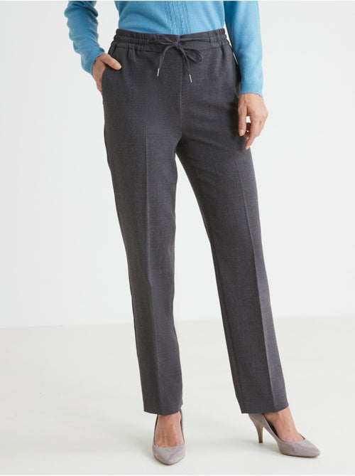 Pantalon élastiqué ceinture droite - DAXON - Kiabi Pantalon élastiqué ceinture droite - DAXON - Kiabi
