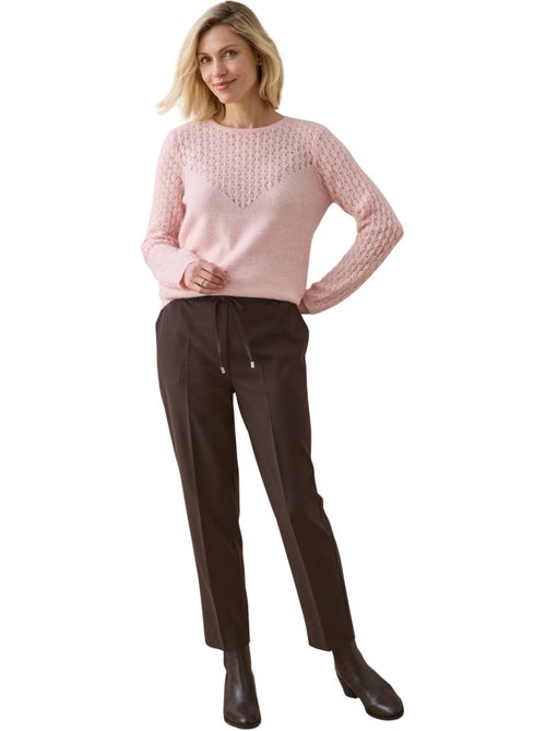 Pantalon élastiqué ceinture droite - DAXON - Kiabi Pantalon élastiqué ceinture droite - DAXON - Kiabi