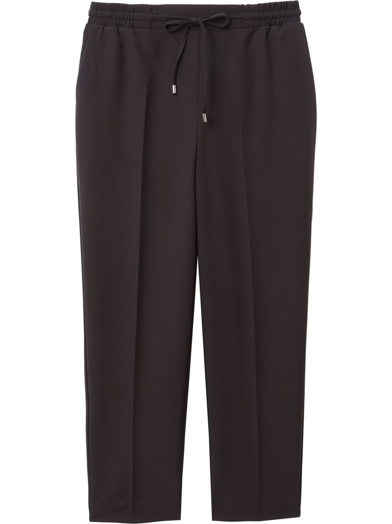 Pantalon élastiqué ceinture droite - DAXON Marron chocolat - Kiabi