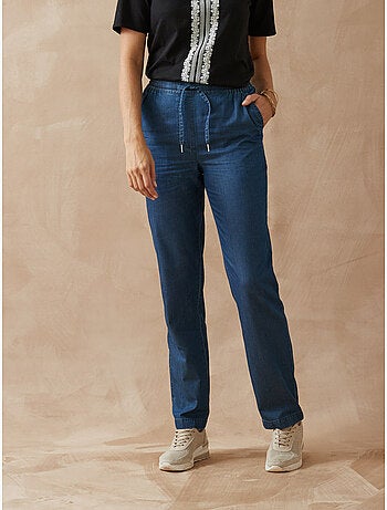 Pantalon élastiqué chambray - DAXON