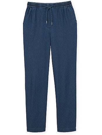 Pantalon élastiqué chambray - DAXON