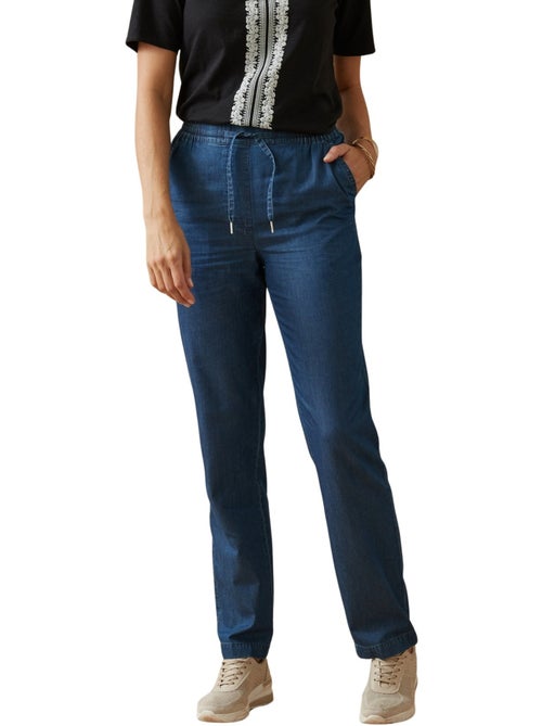 Pantalon élastiqué chambray - DAXON - Kiabi