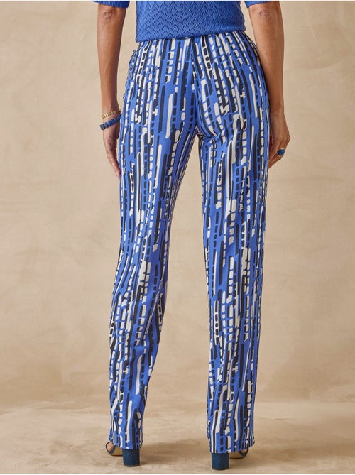 Pantalon élastiqué en crêpe fluide - DAXON - Kiabi
