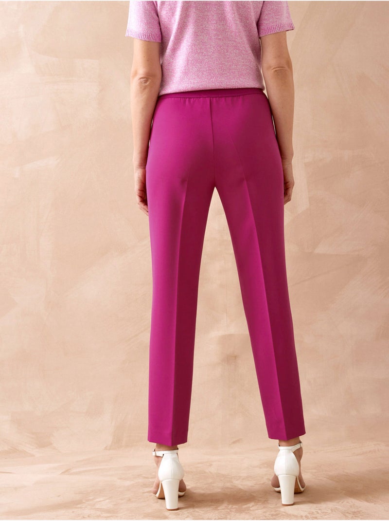 Pantalon élastiqué femme - DAXON Rose - Kiabi