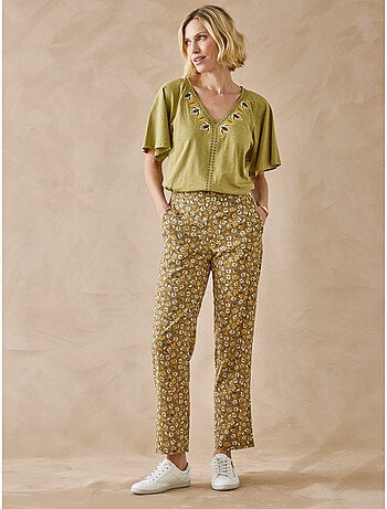 Pantalon élastiqué fluide - DAXON