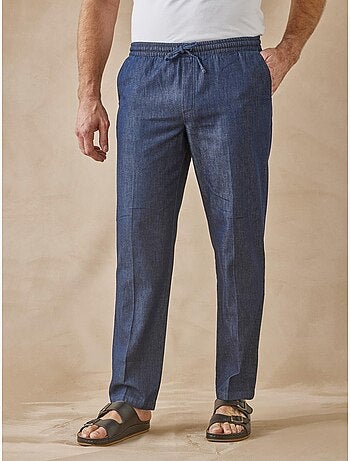 Pantalon élastiqué homme denim léger - DAXON