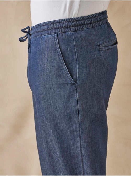 Pantalon élastiqué homme denim léger - DAXON - Kiabi