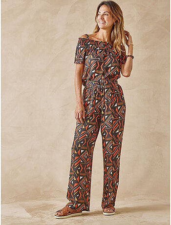 Pantalon élastiqué large et fluide - DAXON