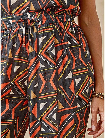 Pantalon élastiqué large et fluide - DAXON