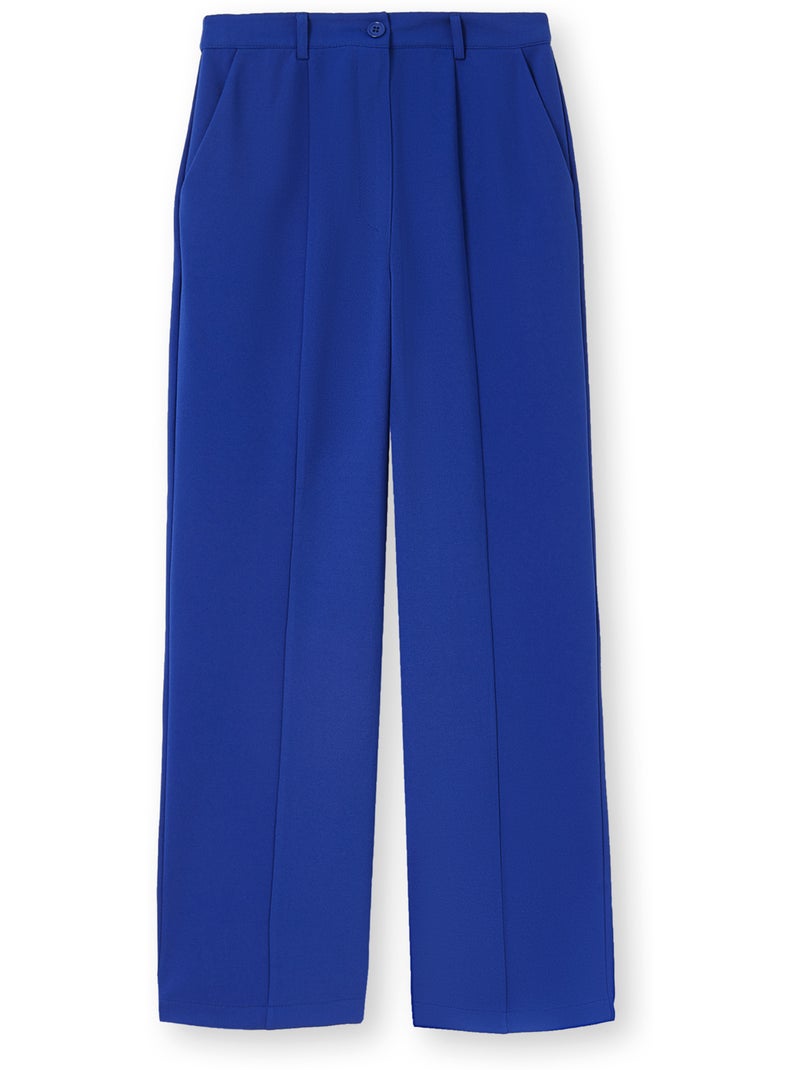 Pantalon élastiqué longueur 7/8ème - DAXON Bleu - Kiabi