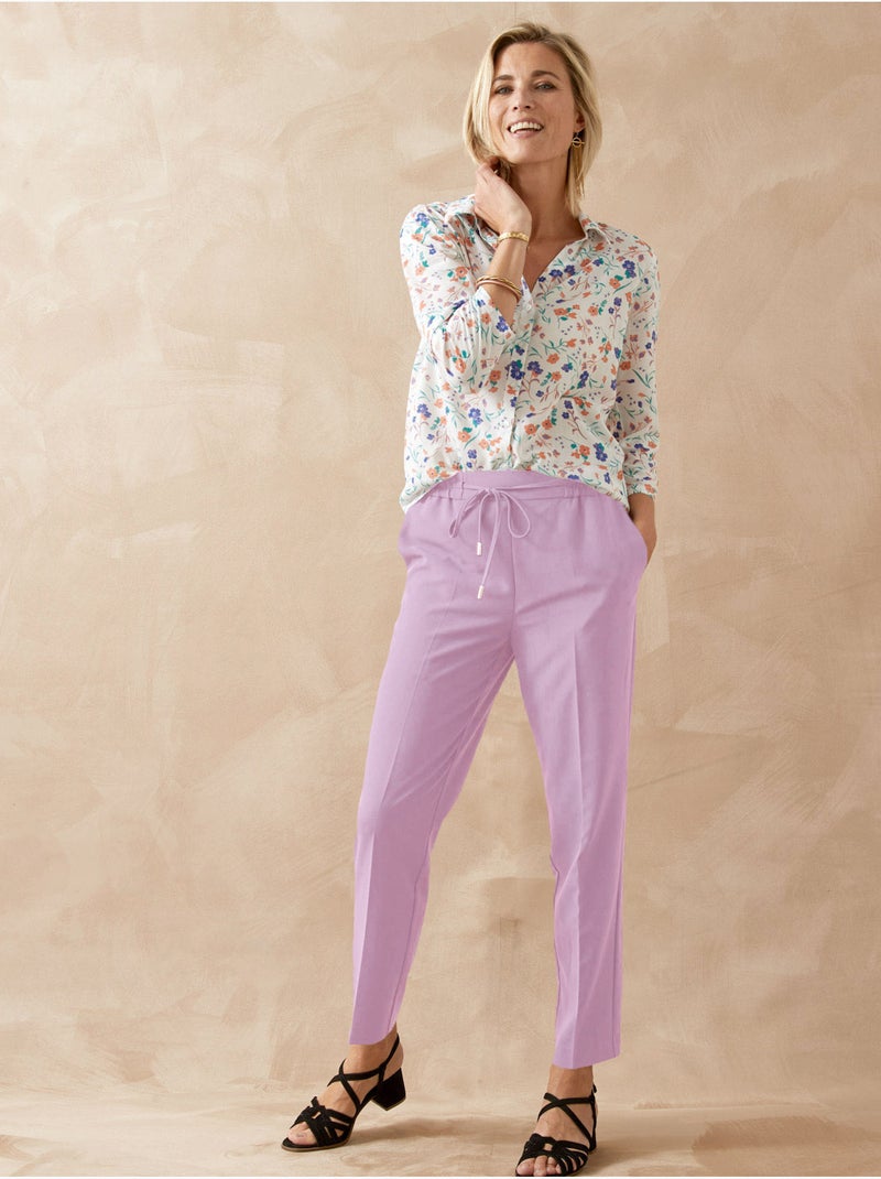 Pantalon élastiqué longueur 7/8ème - DAXON Parme - Kiabi