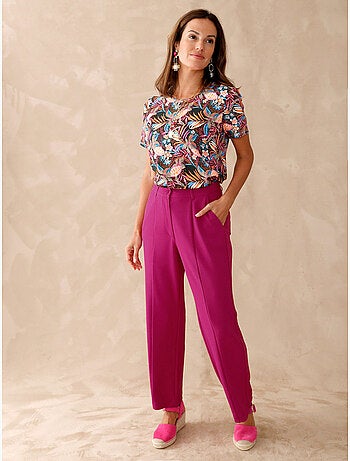 Pantalon élastiqué longueur 7/8ème