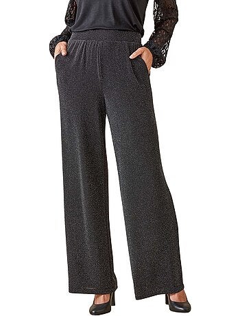 Pantalon élastiqué maille fantaisie - DAXON