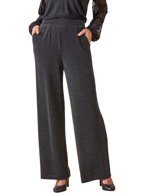 Pantalon élastiqué maille fantaisie - DAXON - Kiabi