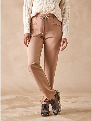 Pantalon élastiqué maille milano - DAXON
