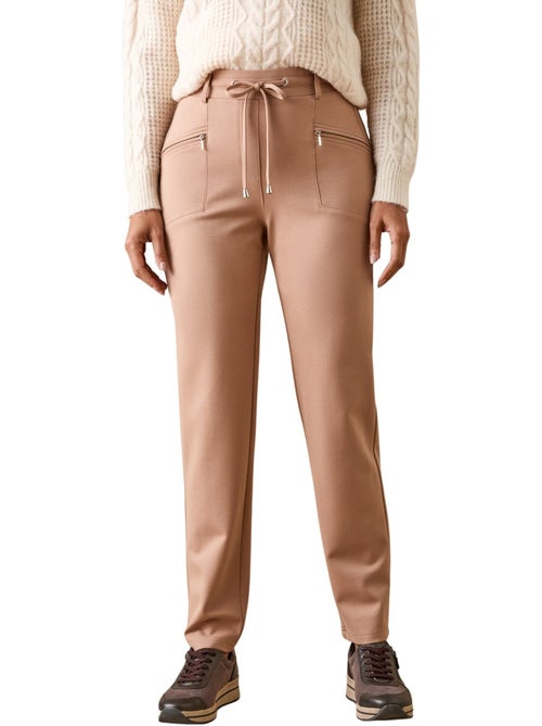Pantalon élastiqué maille milano - DAXON - Kiabi