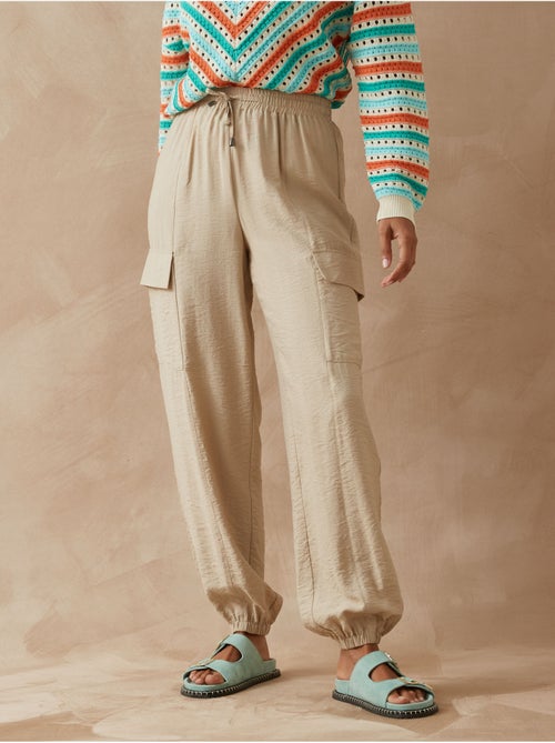 Pantalon élastiqué style cargo - DAXON - Kiabi