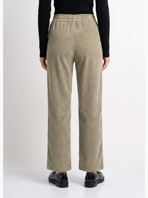 Pantalon élastique velours grosses cotes - afibel - Kiabi Pantalon élastique velours grosses cotes - afibel - Kiabi