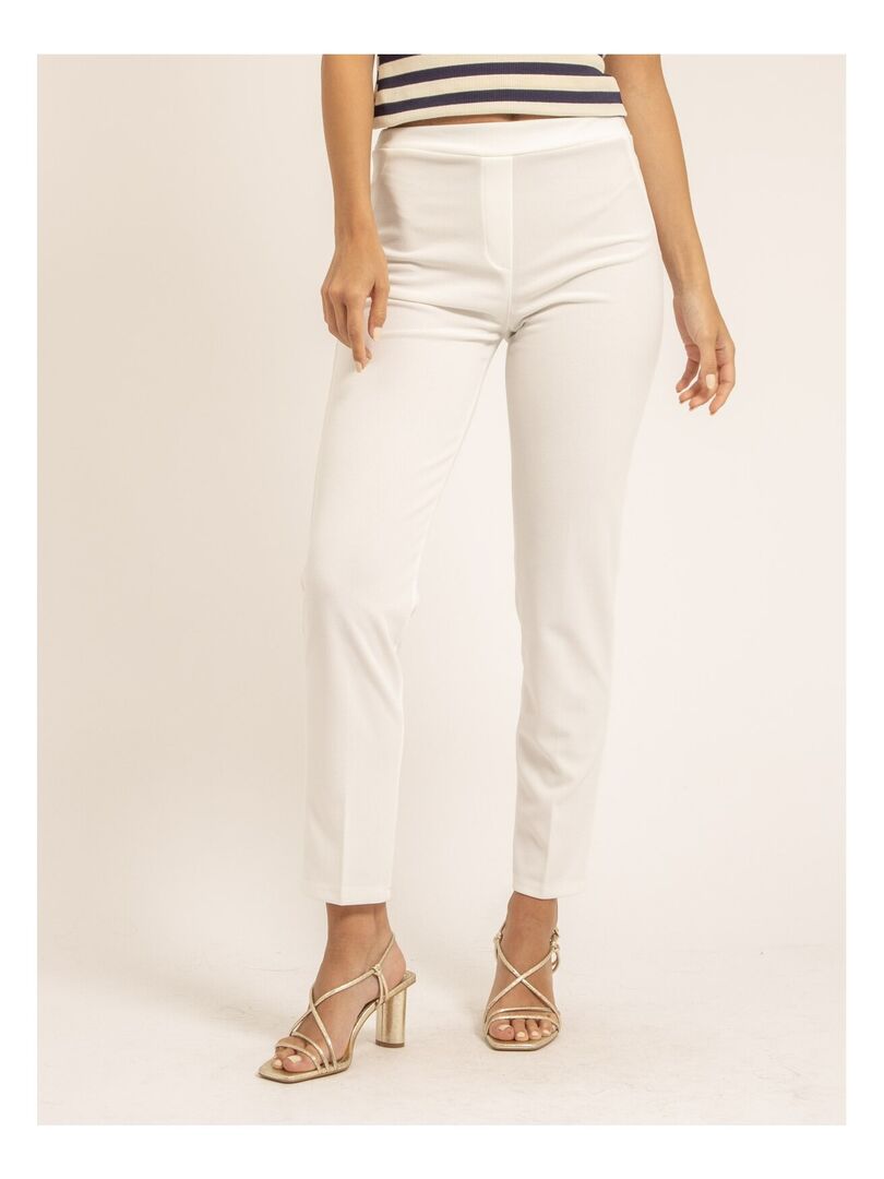 Pantalon ELIANE Blanc - Kiabi