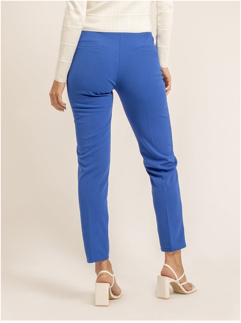 Pantalon ELIANE Bleu roi - Kiabi