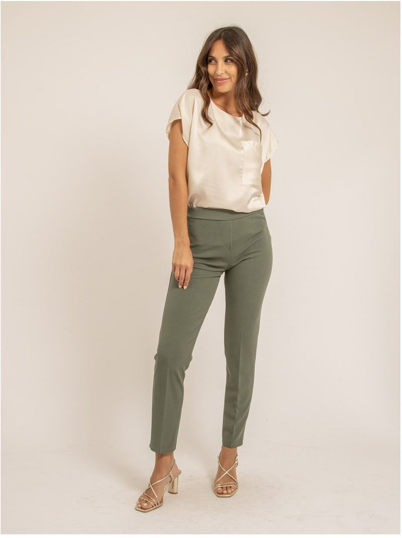 Pantalon ELIANE Kaki - Kiabi