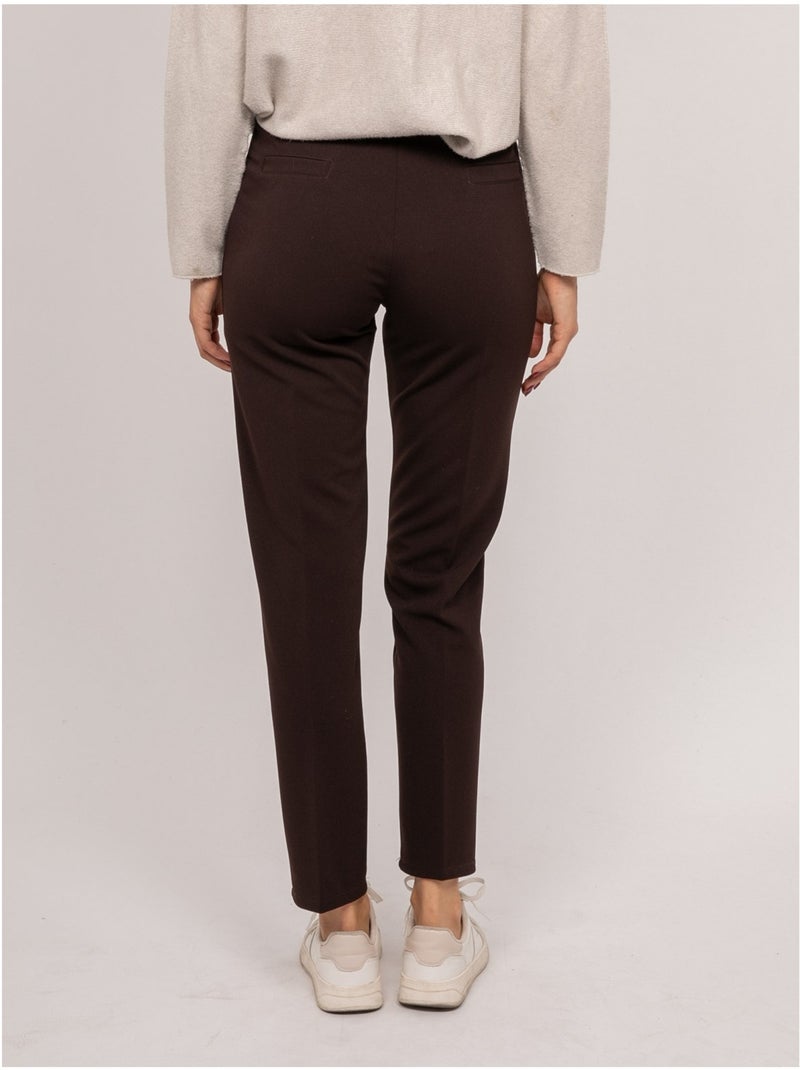 Pantalon eliane Marron - Kiabi