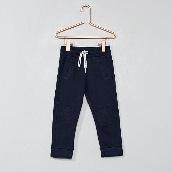 Pantalon Empiecements Genoux Bebe Garcon Bleu Marine Kiabi 5 00