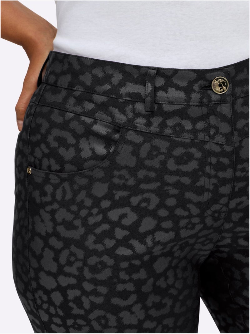 Pantalon En Bengaline - Taille Standard - Sheego Noir - Kiabi