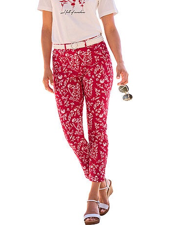 Pantalon En Bengaline 77% Viscose - Taille Standard - Witt