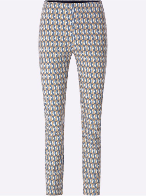 Pantalon en bengaline 78% viscose - taille courte - helline - Kiabi